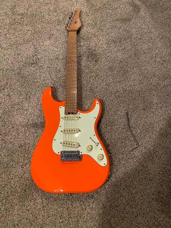 Schecter Nick Johnston Traditional with Roasted Maple Fretboard 2020 - Present - Atomic Orange image 1
