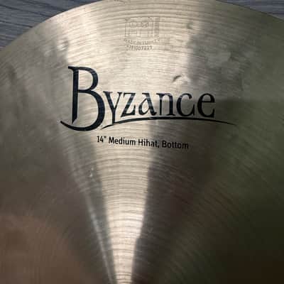 Meinl Cymbals Byzance Traditional Medium Hi-hat Cymbals - 14 inch #3185 image 10