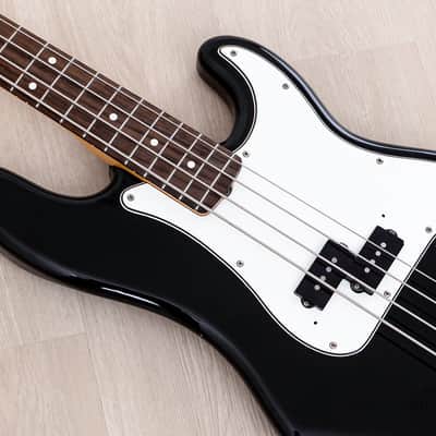 1982 Fender JV Precision Bass ‘62 Vintage Reissue PB62-75 Black w/ Case & Tags, Japan MIJ Fujigen image 7
