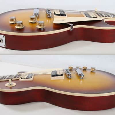 2023 Gibson Les Paul Traditional Pro V Satin Iced Tea Electric Guitar w/Case WOW image 11