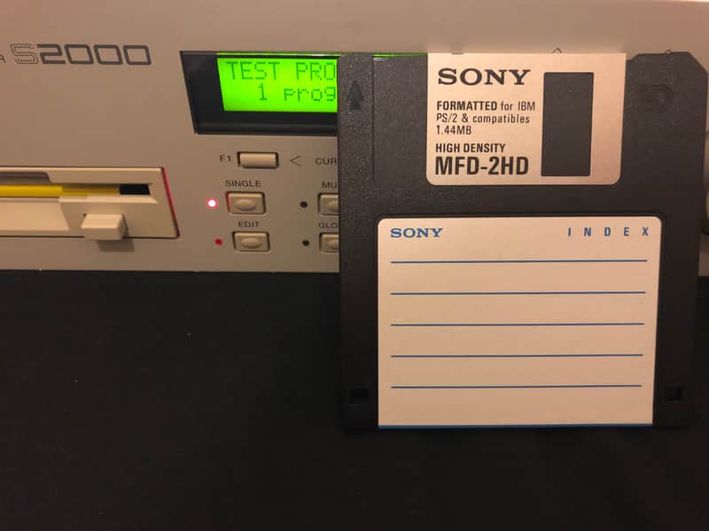 operating system OS2.0 floppy disk for Akai S2000 MIDI Stereo Digital Sampler image 1