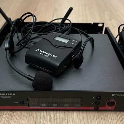 Sennheiser EW 100 G3 Band A Headset Wireless System 2010s - Gray/Black image 1