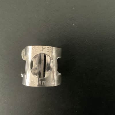 SELMER CLARINET LIGATURE SELMER LIGATURE FOR CLARINET Undetermined. VINTAGE - Silver Plated image 8