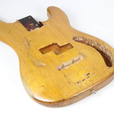 1959 Vintage Fender Precision Bass Pre-CBS Natural Alder ~Killer RELIC~ P-Bass 1950s USA image 7