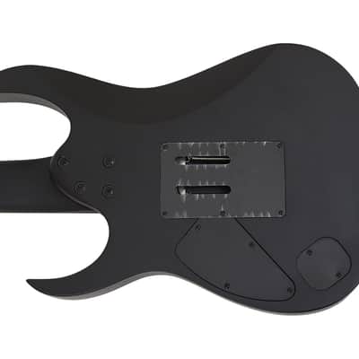 Ibanez RGRB720 Iron Label 7 String Guitar Black Flat B Stock image 6