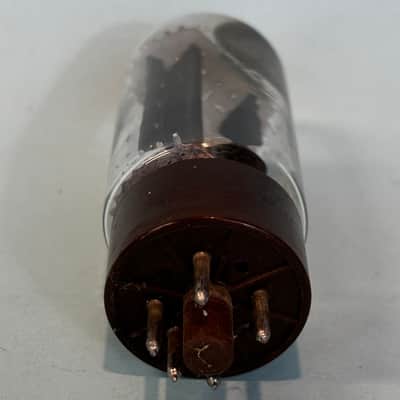 1962 RCA 5R4GYB Vintage Brown Base Black Plate Side D Getter Rectifier Tube!T470 image 6