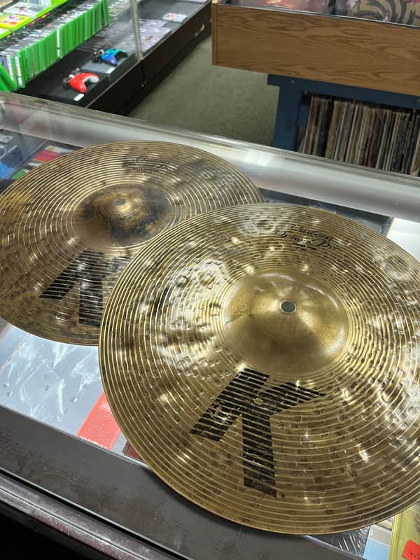 Zildjian 14" K Custom Special Dry Hi-Hat Cymbals (Pair) 2002 - Present - Traditional - Top 869g / Bottom 1367g image 1