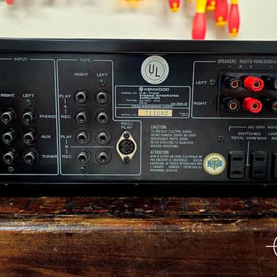 🔥Vintage Kenwood KA-7100 Integrated Stereo Amplifier Receiver Pro Restored!!!🔥 image 9