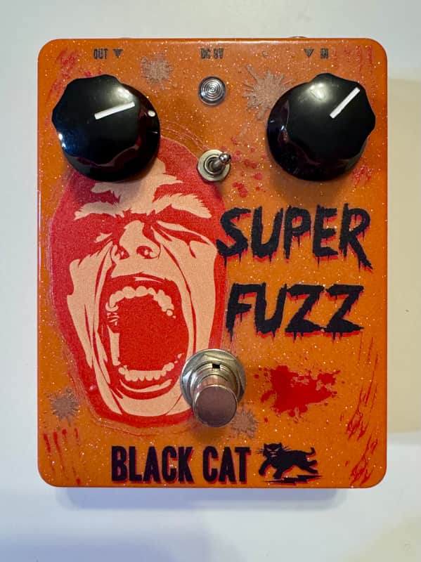 Black Cat Super Fuzz Pedal | Reverb