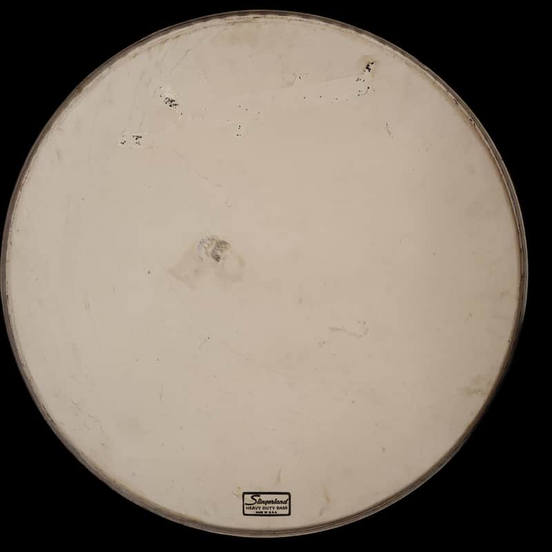 Vintage 1960's Slingerland 20" Coated Heavy Duty (Rare) 2-ply Batter Head USA image 1