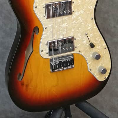 Fender Thinline Deluxe 2004 MIM - Sunburst with Hard case and Setup image 1