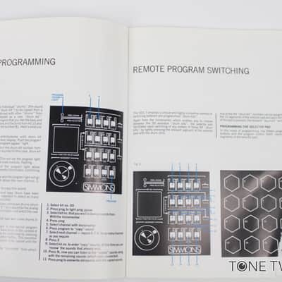 Simmons SDS7 Owners Manual electronic drum kit machine user VINTAGE GEAR DEALER image 8