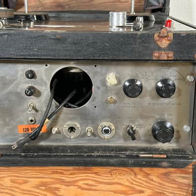 Vintage Ampex 400 Series Tube Mic Preamp & Transport Reel to Reel Tape Deck image 7