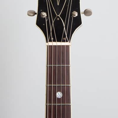 Premier  Bantam Deluxe E-704 Arch Top Hollow Body Electric Guitar (1958), ser. #1422, black tolex hard shell case. image 5