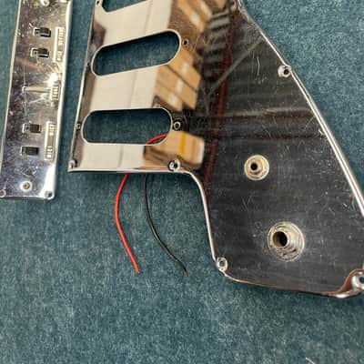 Guyatone Kent Regent Videocaster LG130 guitar chrome pickguard 1960’s - Chrome image 7