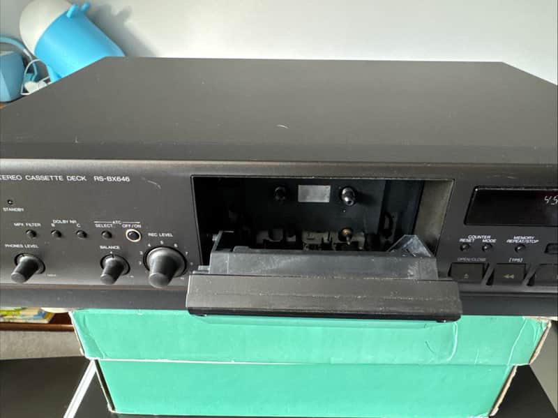 Technics Sterio Cassette Deck RS-BX646 1994 - Black image 1