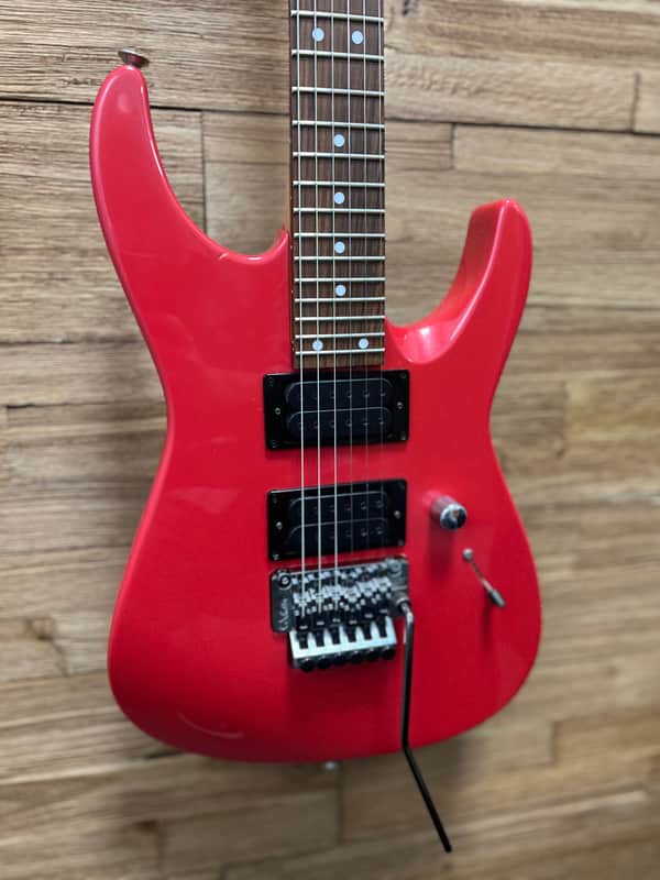 Charvel Fusion Deluxe 1990 1991 - Pearl Red MIJ * Routed for Humbucker in Neck* image 1