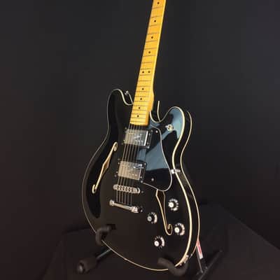 Fender Starcaster Semi-Hollowbody Electric Guitar, Black image 3