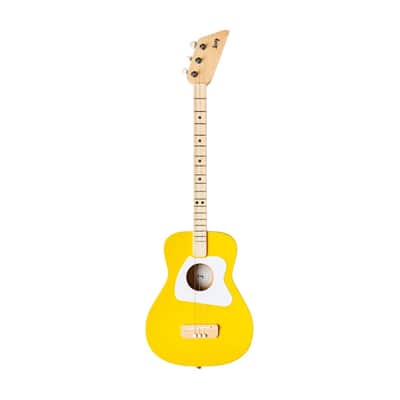 Loog Pro Acoustic kids Guitar 3-strings Ages 6+ Learning App and Lessons Included Yellow image 2