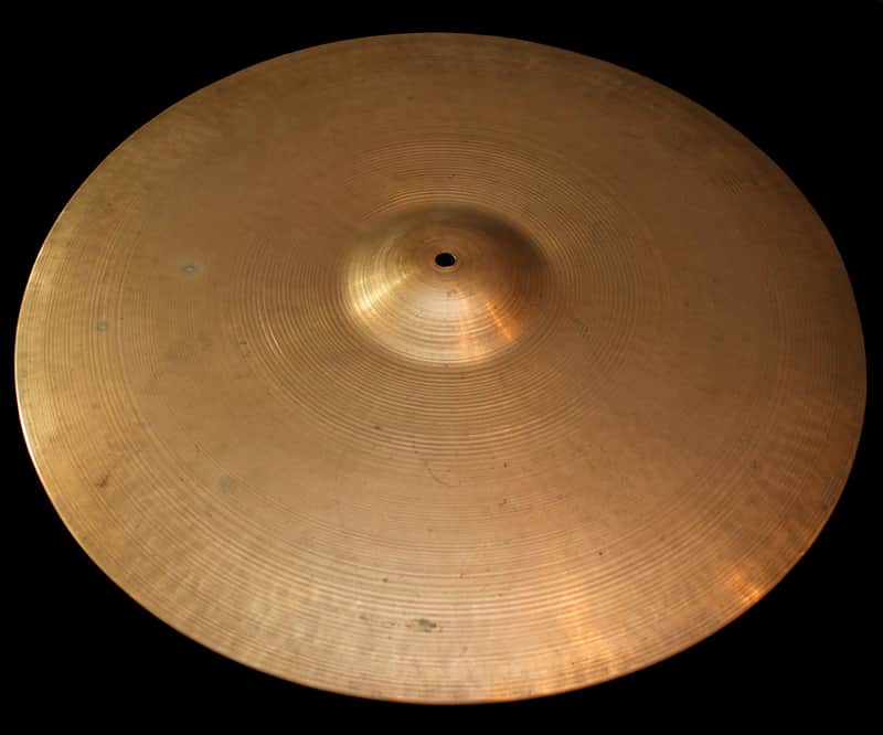 A. Zildjian 21" Transition Stamp Ride Cymbal 1946 - 1953 image 1