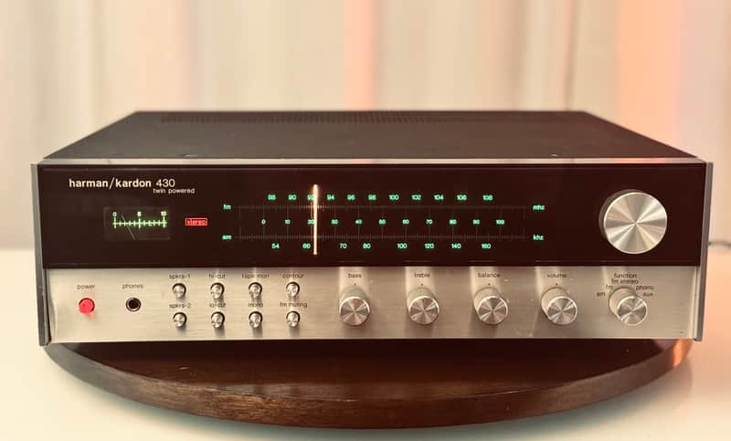 🎶 Harman Kardon HK 430 ‘Twin Powered’ Vintage Stereo Receiver — Serviced, Cleaned, LED + YouTube Demo image 1