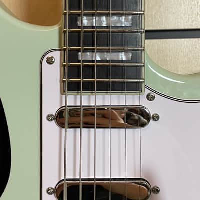 D'Angelico Excel Giacomo Turra Signature Bedford SH Peppermint Electric Guitar Gigbag image 4