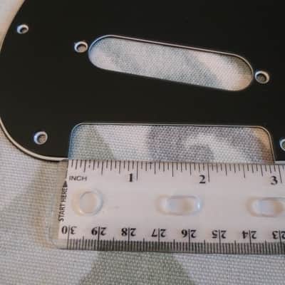 Strat Style Pickguard (Black) (S-S-S) for Electric Guitars image 7