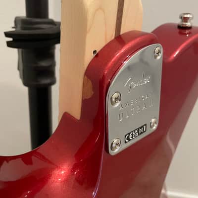Fender American Ultra II Telecaster with Upgraded James Burton Neck - Sinister Red image 23