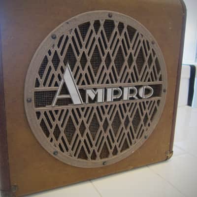 AMPRO Speaker Cabinet 12" 16 OHM Jensen Plug & Play Circa-1948-Brown Wrap image 9