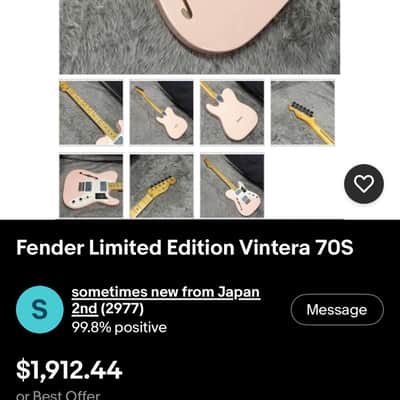 Fender Vintera '70s Telecaster Thinline by with Maple Fretboard 2020 - 2021 - Shell Pink CME exclusive image 10