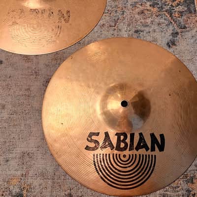 Rare 30 YR Old DARK Crisp Sabian HH 13” Hihats 795 1195 g BRILLIANT! Sound Phenomenal! Listen image 4