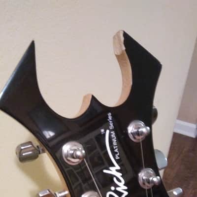 BC Rich  Warlock Platinum Series 1999 Black image 2