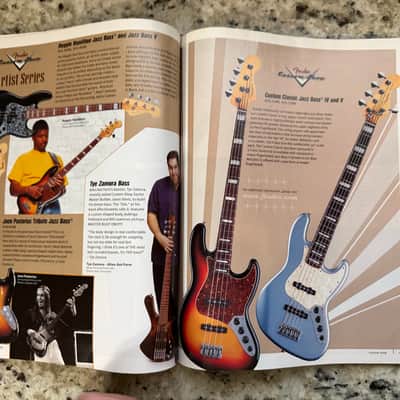 Fender Frontline 2004 catalog Stratocaster telecaster precision jazz bass jazz Master Jaguar twin reverb super BassMan image 19