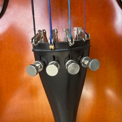 Unbranded 1/2 Size Cello W/ Bow, Bag, & Rosin - Natural image 4