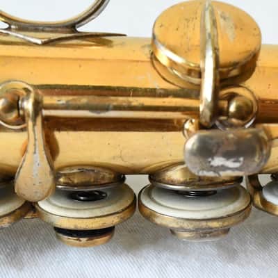 Conn New Wonder I Soprano Sax 1923 - Original Gold Plate-Overhauled-Free USA Ship image 16