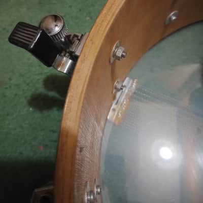 Maxwin by Pearl 14"(diameter)x5.5"(depth) Snare Drum  Black Wrap Over Wood 1970's/80's - Black Wrap image 13