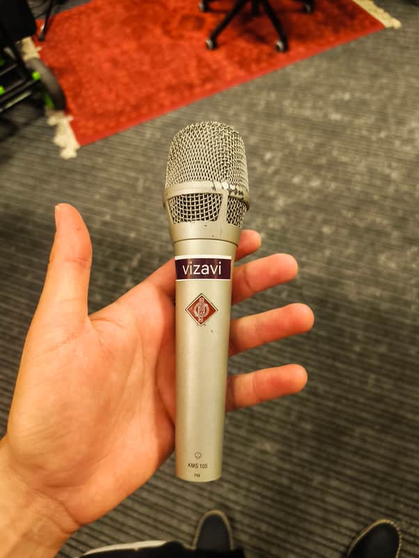 Neumann KMS 105 Handheld Supercardioid Condenser Microphone 2006 - Present - Satin Nickel image 1