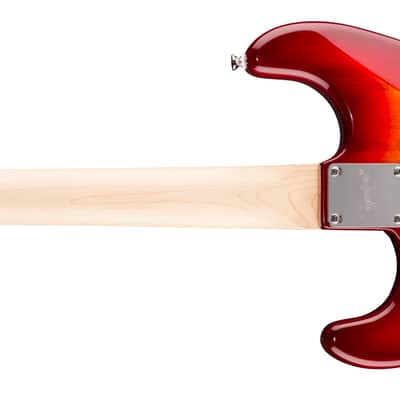 Squier Squier Sonic Stratocaster, White Pickguard - Sienna Sunburst image 5