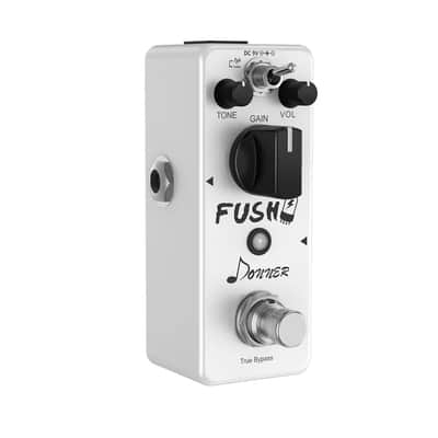 Donner FUSH Drive Guitar Effect Pedal White Tube Overdrive Distortion Analog True Bypass image 6