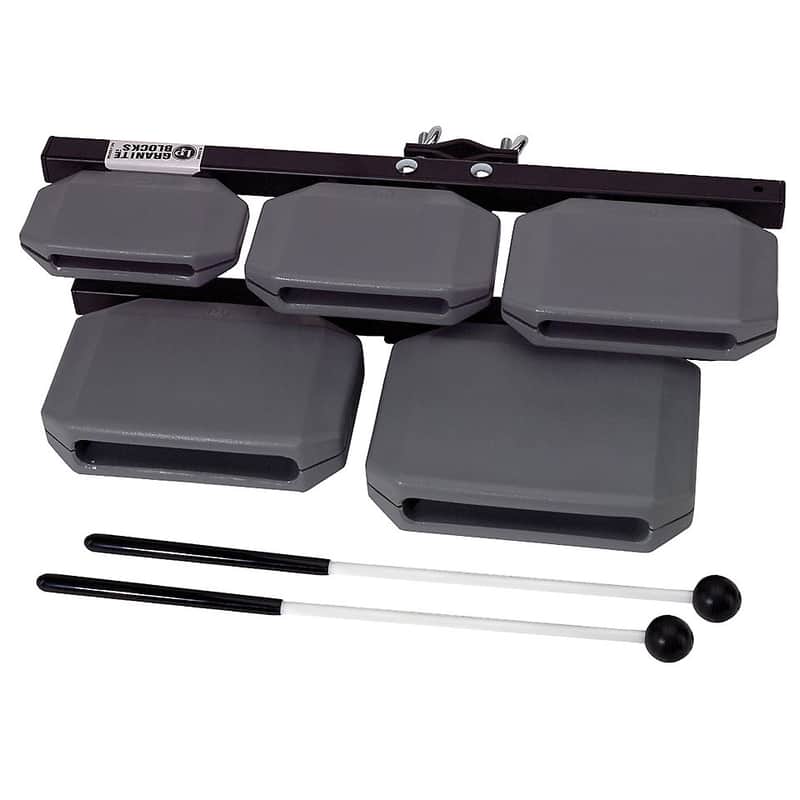 Latin Percussion LP1210 Granite Block 5pc Set w/ Mount image 1