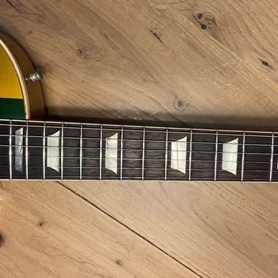 Gibson CS 56 Les Paul All Gold Murphy Lab Heavy Aged British Green Stripes- image 2