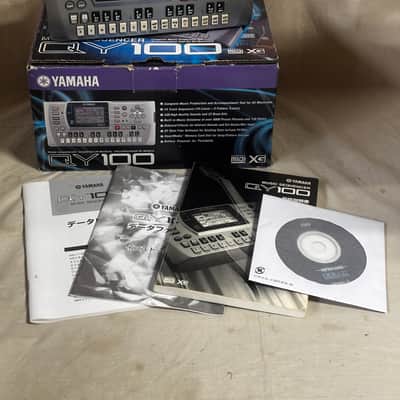 YAMAHA QY100 16-Track Portable MIDI Music Sequencer w/box New internal battery!