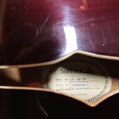 Samick LA 30, 335 style semi hollowbody electric Guitar image 12