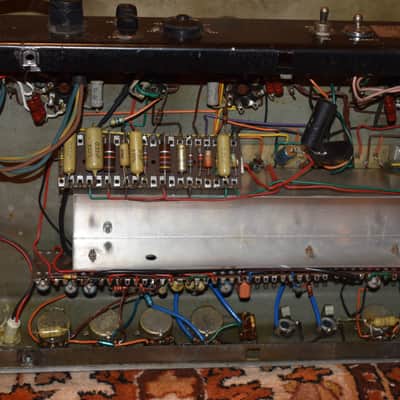 Vintage 1966 Vox UL4120 JMI Bass Guitar Amplifier Head w/ Flightcase SERVICED image 9