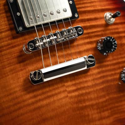 Cort M600 Tobacco Sunburst Flame Maple Top Double Cutaway Electric Guitar image 8