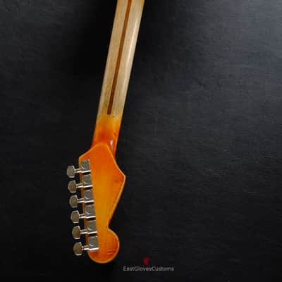 Fender Stratocaster Black/Blue over Sunburst Inspired by Joe Strummer Aged Heavy Relic (RARE) image 18