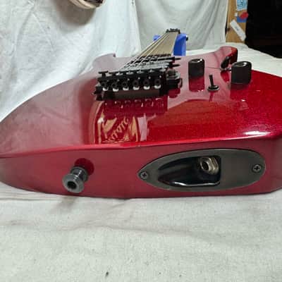 Hamer USA Centaura HSS Guitar with Reverse Headstock + Case - Metallic Candy Apple Red image 18