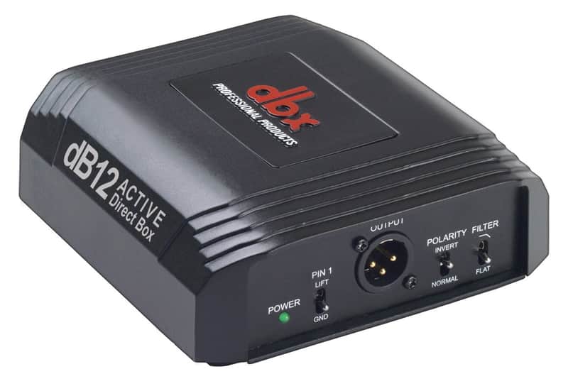 DBX dB12 | Active Direct Box Gold Plated Neutrik XLR Connector image 1