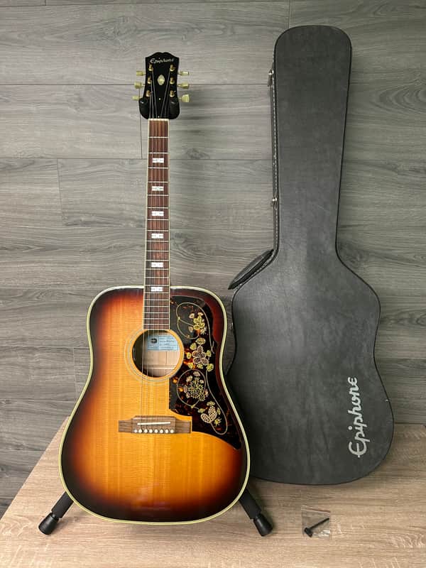 2021 Epiphone Frontier USA Frontier Burst Acoustic-Electric Guitar (Gibson Montana) FT-110 w/ Case #2710 image 1