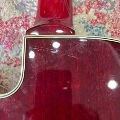 Epiphone Allen Woody Wildkat 2013 - Wine Red image 14